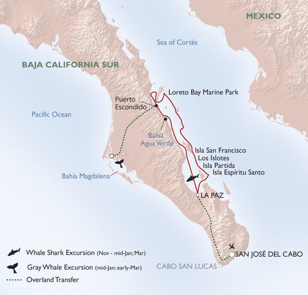 Baja Cruise Map