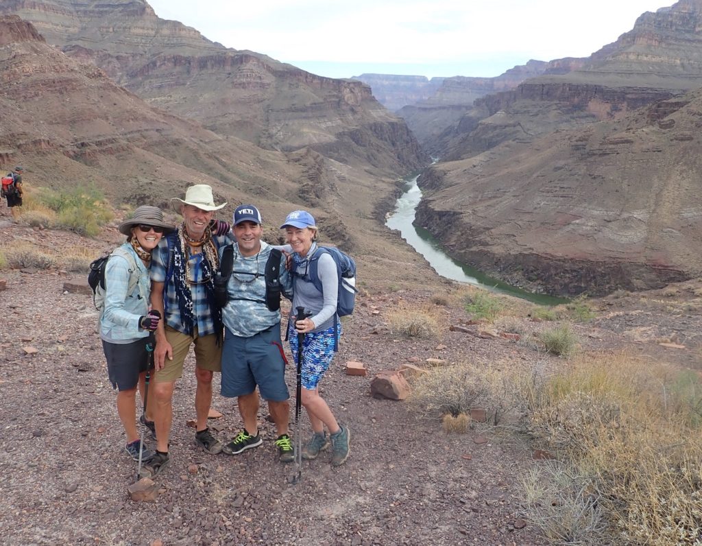 Charter Group taking photo above the Colorado River