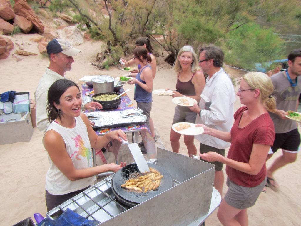 Best rafting and camping trip breakfast