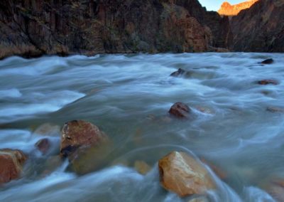 photography of Grand Canyon rafting rapid