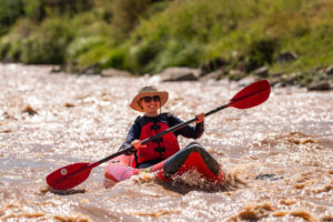 inflatable kayakers